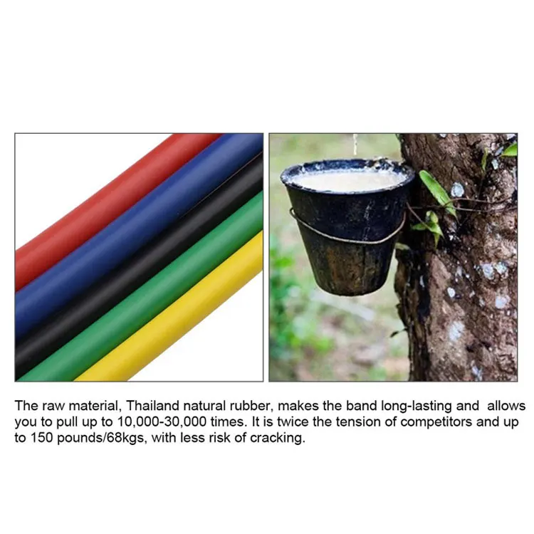 Factory Direct Wholesale Exercise Workout Resistance Bands Set With Handles