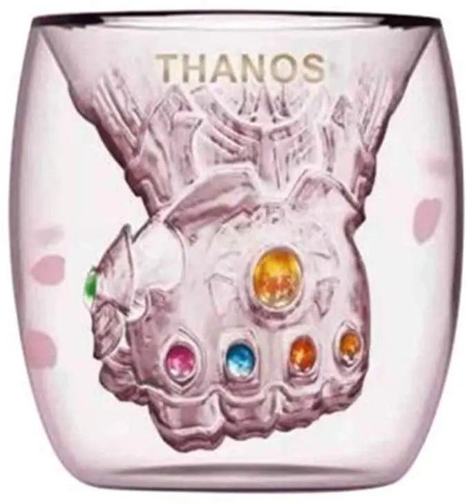 Thanos Infinity Gauntlet Heat-resistant Double Wall Glass Cup for Milk Coffee Mug Tea Whiskey