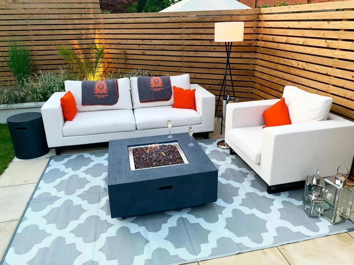 Hot selling Cheap price propane outdoor firepit table with square stainless steel fire pit burner pan