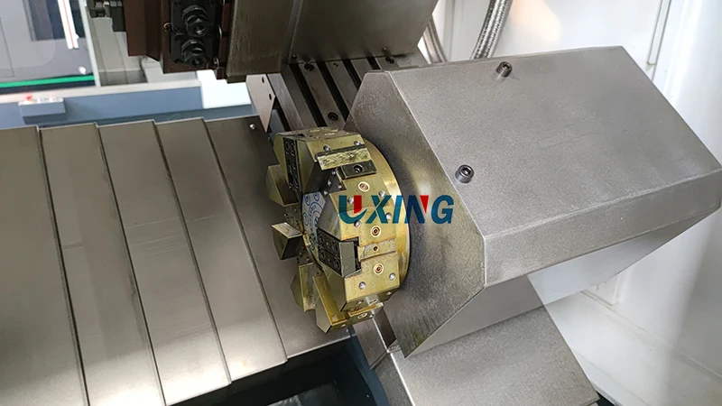 High precision slant bed cnc lathe and milling drilling machine turning center combine CK46D-8 with hydraulic turret