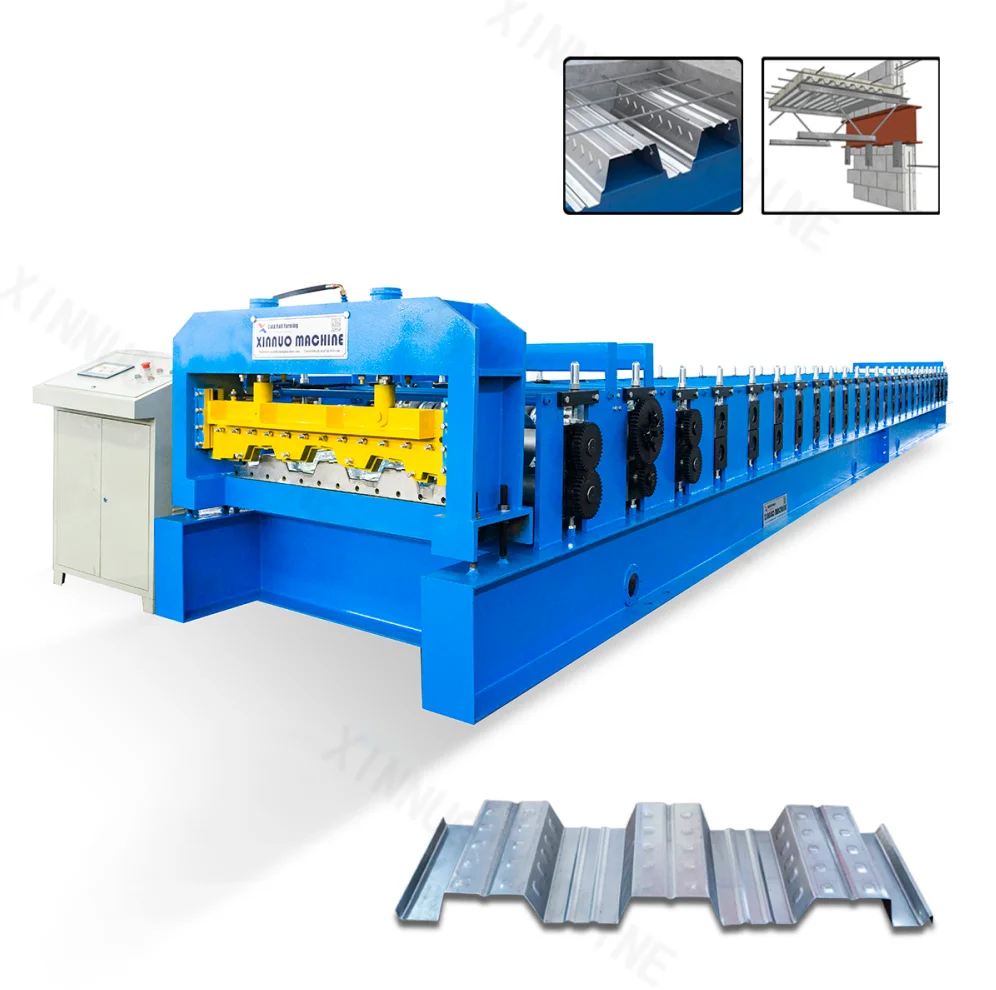 Building decking roll forming appliance for floor deck