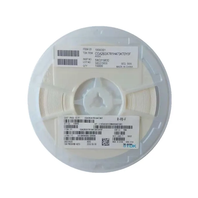 Lowest price Original Genuine CGA2B3X7R1H473KT0Y0F  Ceramic Capacitor  0.047uF 50V X7R 10% Pad SMD 0402 125C Automotive T/R