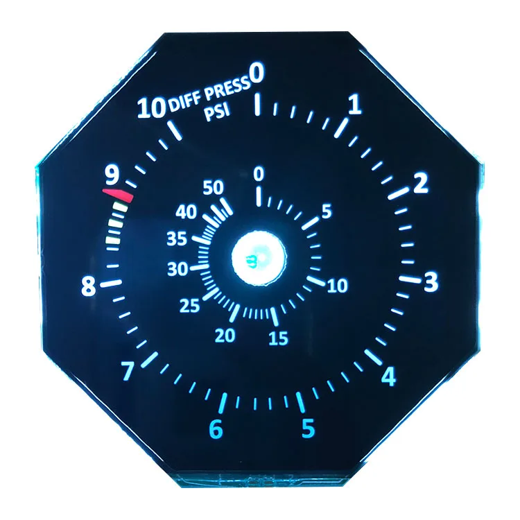 Custom 7Segment Lcd Monochrome  Electric Bike Lcd Display For Motorcycle