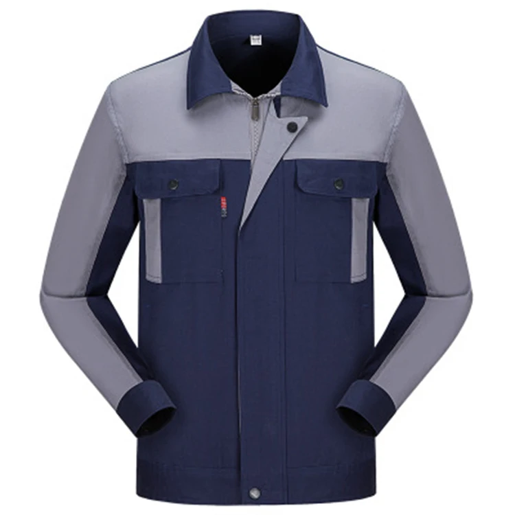 Multiple functional durable working uniform industry workwear outdoor short jacket working garments mining uniform with logo