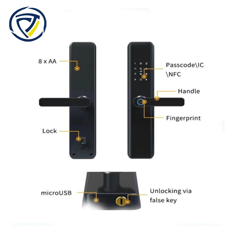 Поддержка TUYA TTLOCK Amazon Alexa Google Home smart digital lock