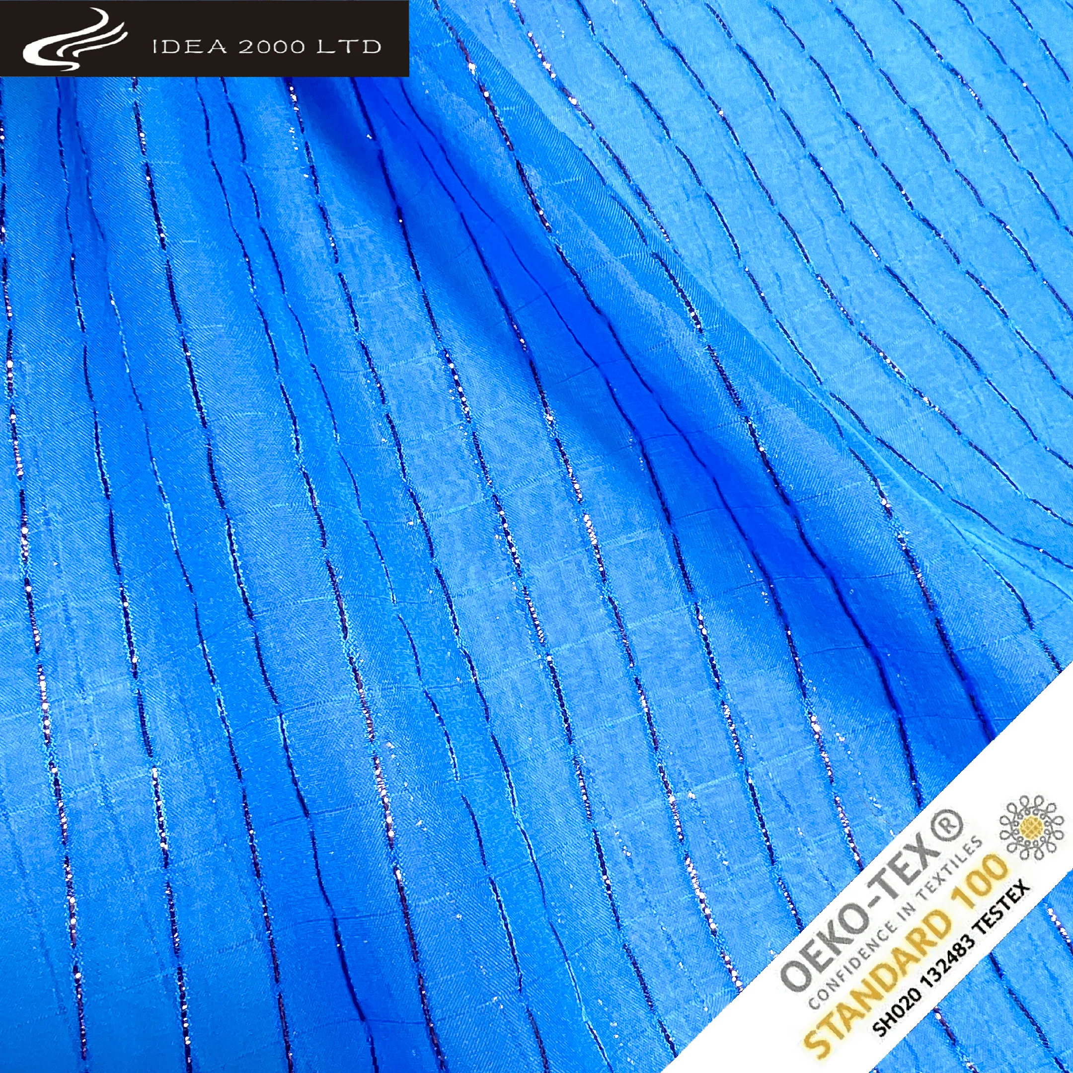 Interwoven Purple Satin Gauze 57%VISCOSE 39%SILK 4%LUREX Viscose Silk Fabric For Dress and Blouse