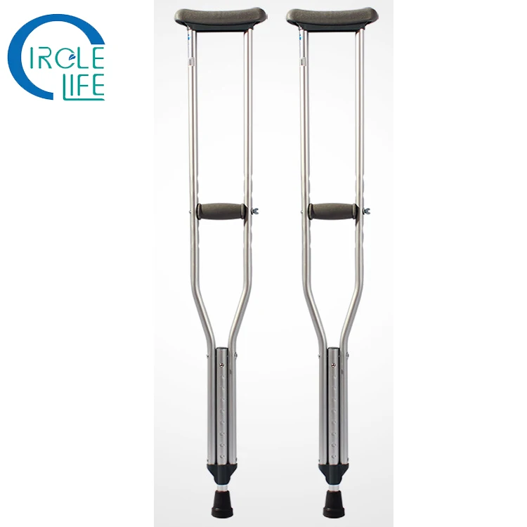 Customized size Underarm crutches walking stick armpit crutches