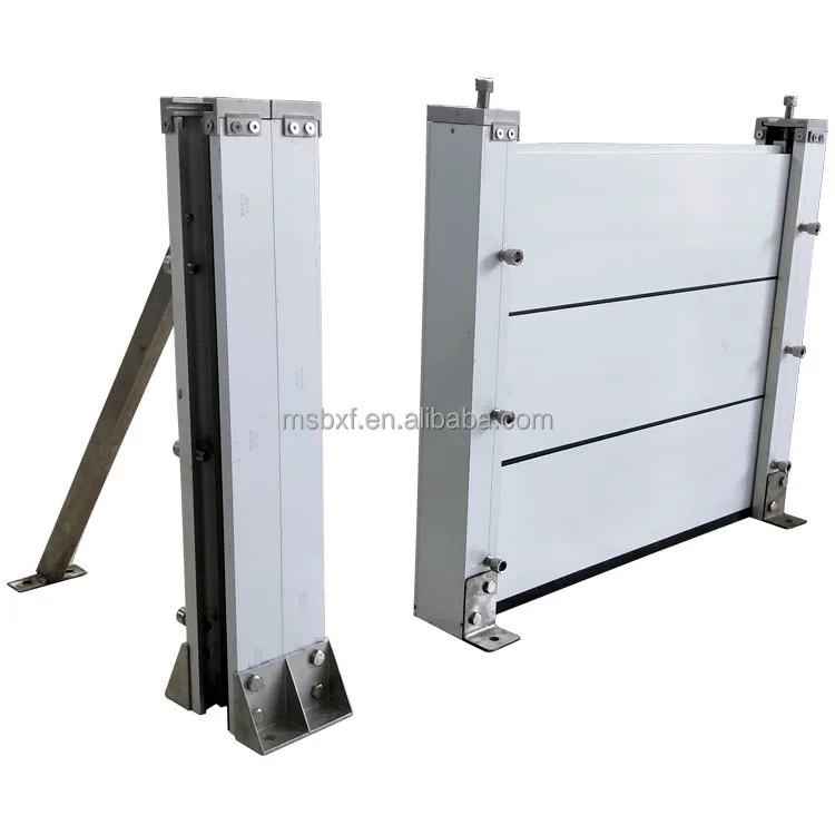 Garage Door Use Aluminum Flood Barrier Flood Panel Water Control Flood Protection System