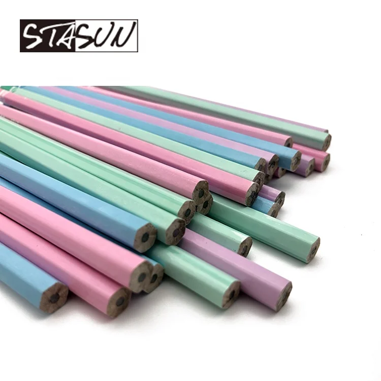 STASUN Customized Classics good quality Dipped End 7 inch Wooden HB Pencil For School And Office