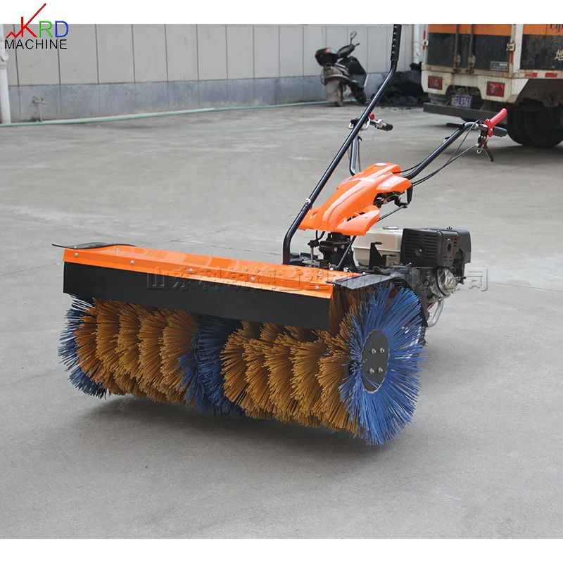 1.1m Small Hand Push Snow Removal Machine Full Gear Snow Throwing Snowplow for Home Property Shed Core Component Engine