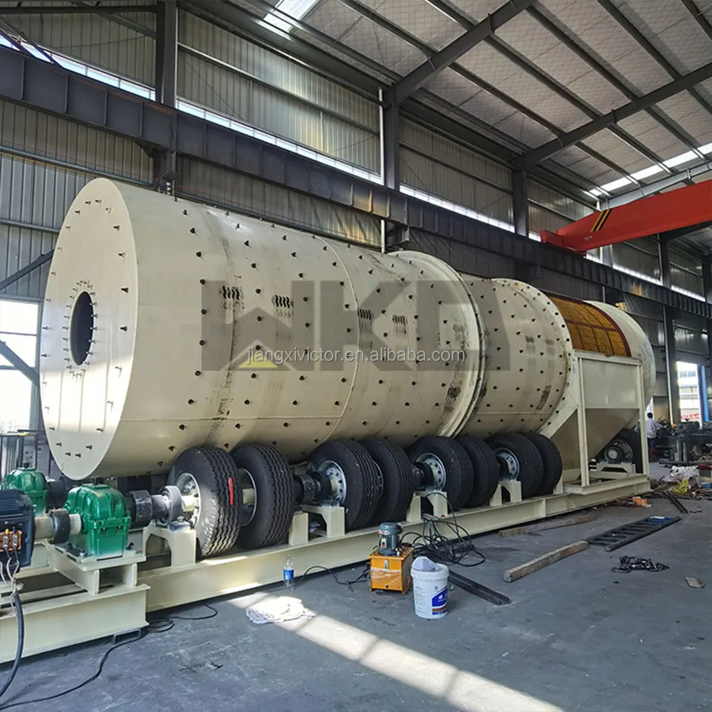 Australia Clay Iron Manganese Ore Washing Machine 400tph Rotary Drum Trommel Scrubber