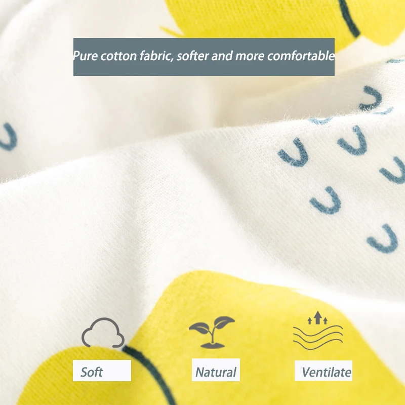 Spring and autumn round neck detachable sleeve sleeping bag cute and warm  newborn baby zipper sleeping bags