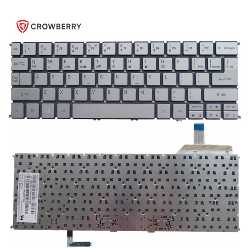 Нам тетрадь с встроенной клавиатурой для Acer S7-191 S7 S7-951 S7-392 S7-391 S7-192 Замена клавиатуры ноутбука с подсветкой