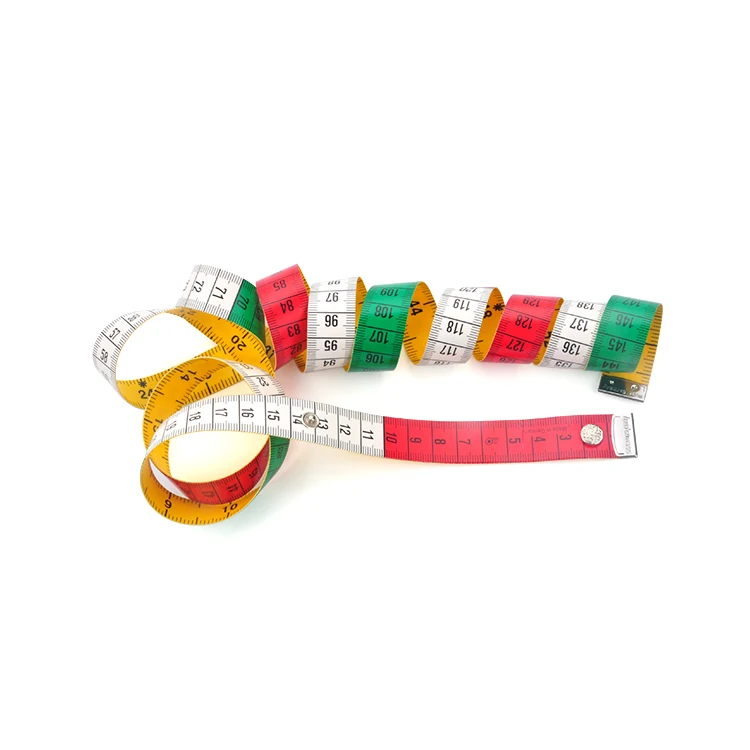 Colors Soft PU Leather PVC Fiberglass Tape Measure Sewing 60 Inch Measuring Tape 60 Inch with cilp