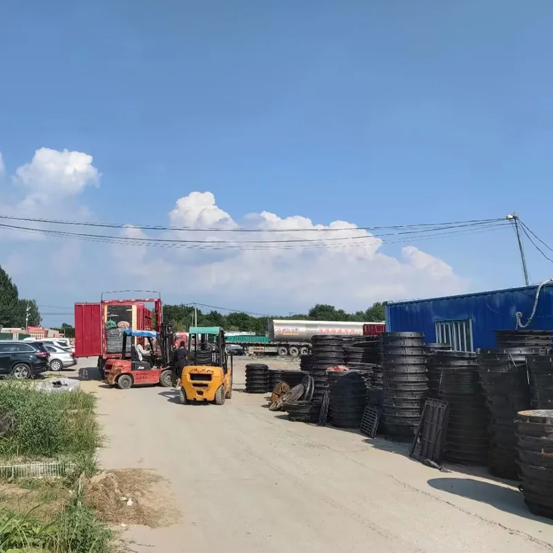 LD factory manufacture High Quality Round Manhole Covers Ductile cast  Iron Manhole Cover