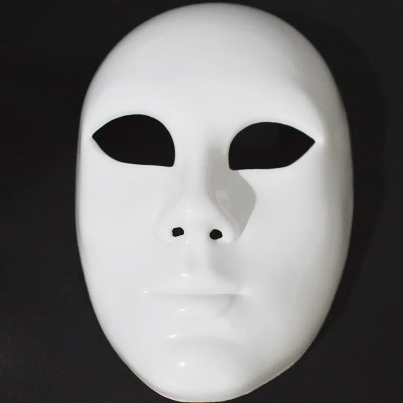 Halloween Party Day of the Dead Blank DIY Plastic Face Mask