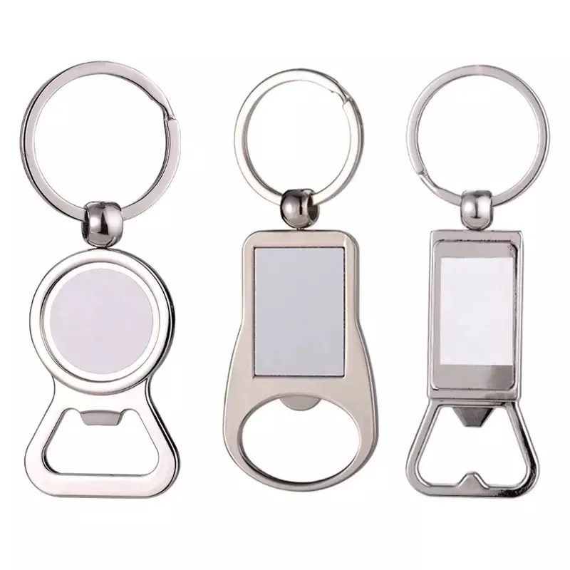 Wholesale Custom Metal Key Chain Supplies Best Quality Various Shapes Keyring Sublimation Blanks Keychain