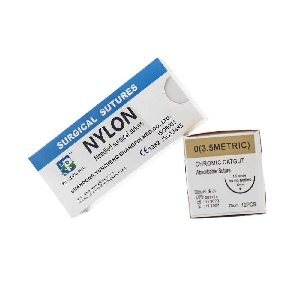 Factory direct suture with threads and needle needles for wholesale