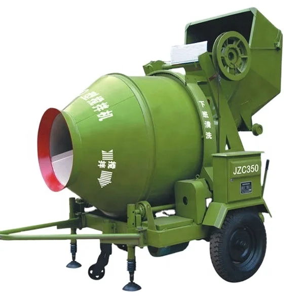Diesel  concrete mixer portable cement mixer JZC 350 machine
