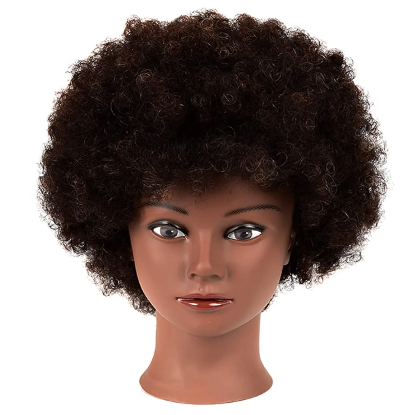 JINRUILI Top selling hair dressing headform 10inch hairdressing afro training mannequin head