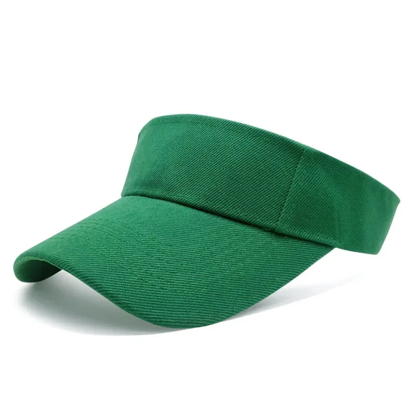 2024 Adults Outdoor Men Women Sport Cotton Customized  Logo Sun Visor Hat