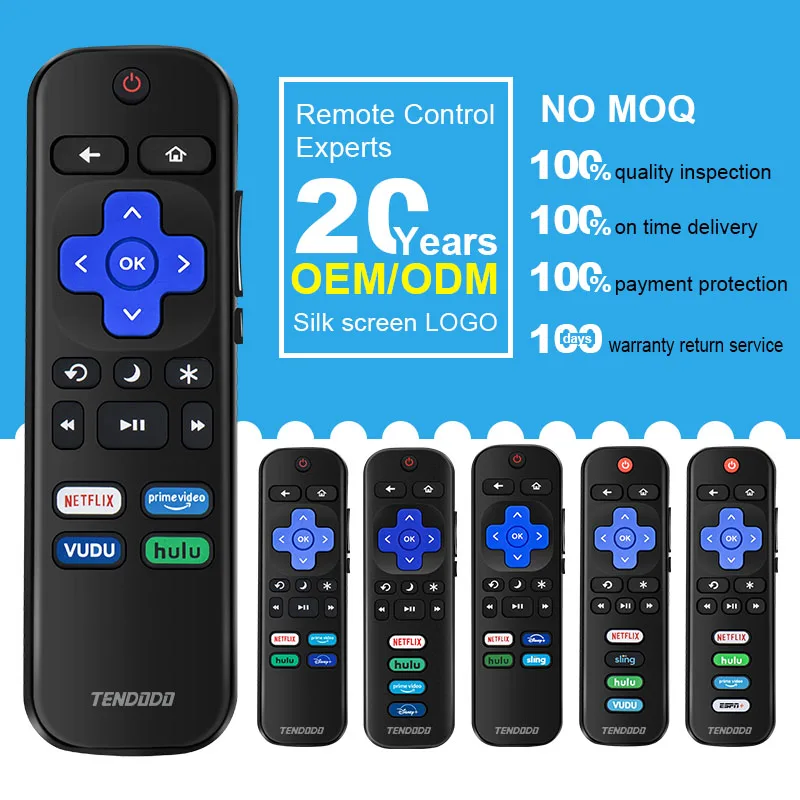 Replaced Remote Control for Roku TV Compatible with TCL Roku Hisense Element Insignia JVC Onn Philips RCA Sharp Westinghouse TV