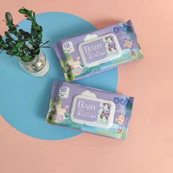 toilet flushable individual pack single pack biodegradable bamboo baby wet tissue 120 pcs mini wet tissue