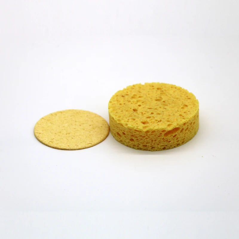Customize High-temperature Soldering Iron Pressed Cleaning Sponge For Welding