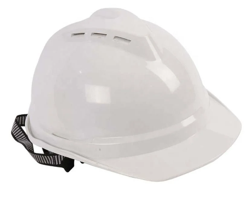 color Safety supplies Personal Protective Equipment Helmets with ratchet CE V-shaped breathable