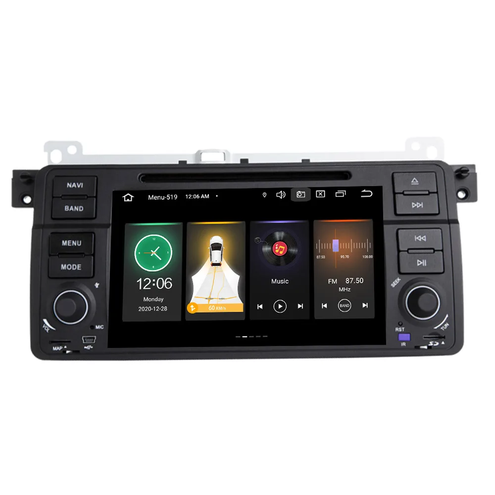  Новый Процессор MTK Android 11 8 ядра IPS DSP Carplay Автомобильный DVD плеер для Bmw E46 M3 Rover 75 4 + 64 Гб 7786 RDS AM