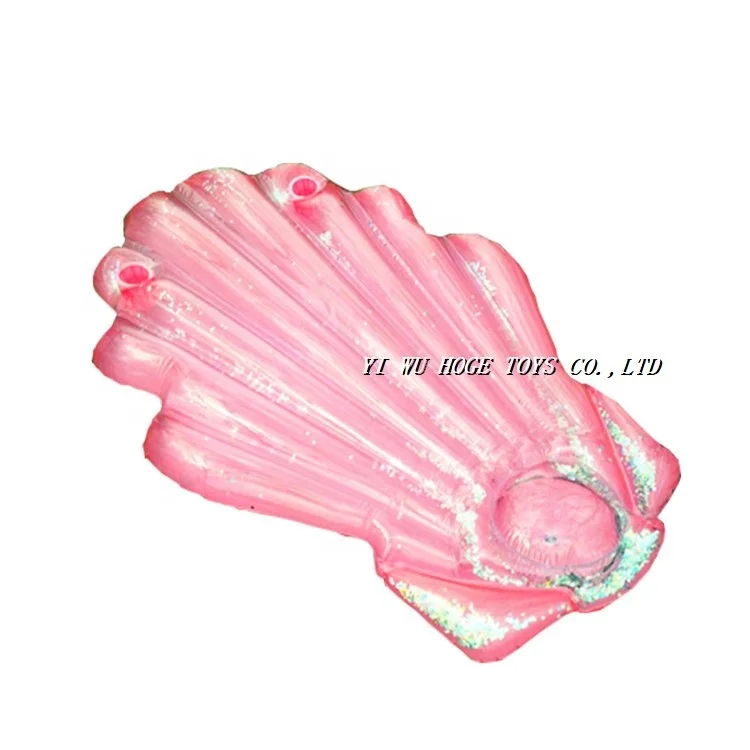 Лидер продаж, надувной матрас из морской ракушки с блестками внутри