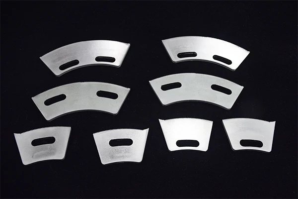 Arc-shaped Blade Paper Carton Serrated Corrugated Slotting Knives Slotter Blades Paper Machinery Knife