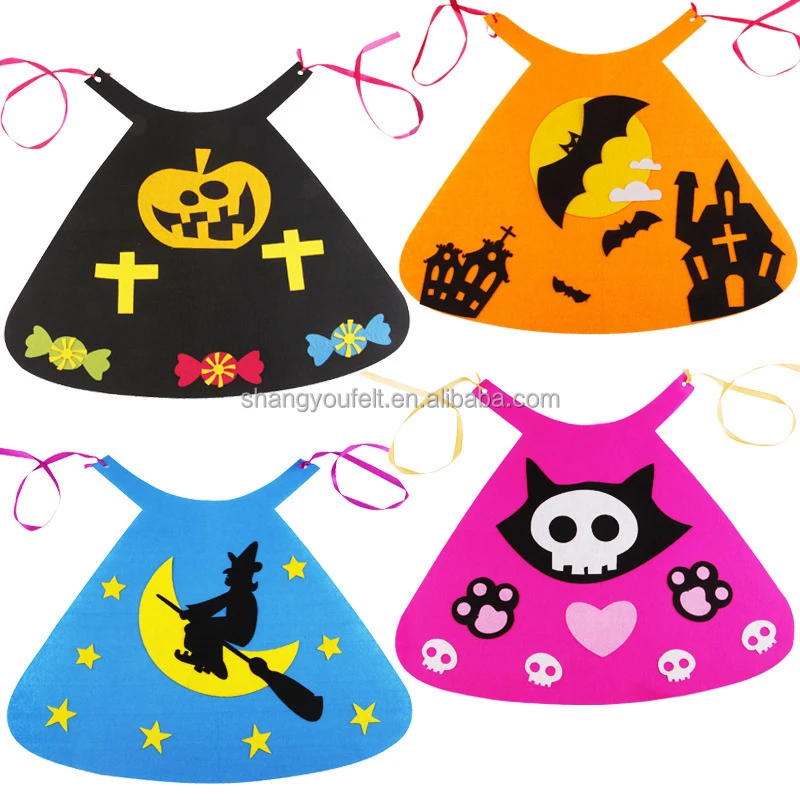 Halloween Props Special Party Costume Cosplay Pumpkin bat skull Decorations Children Halloween cape cloak