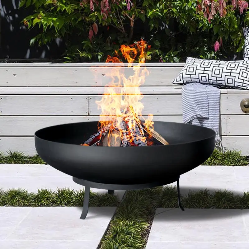 High Temperature Paint and Carbon Steel Material Metal Sphere Fire Pit