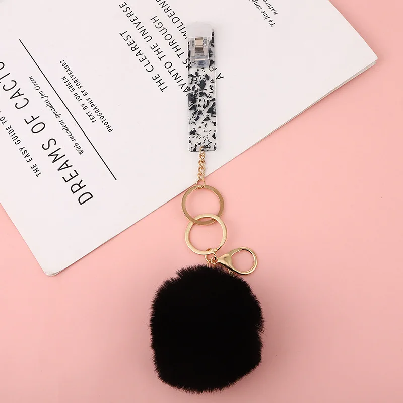 12pcs/set fashion self defense keychain set tools products self defense keychain for women Card Puller grabber for long nails