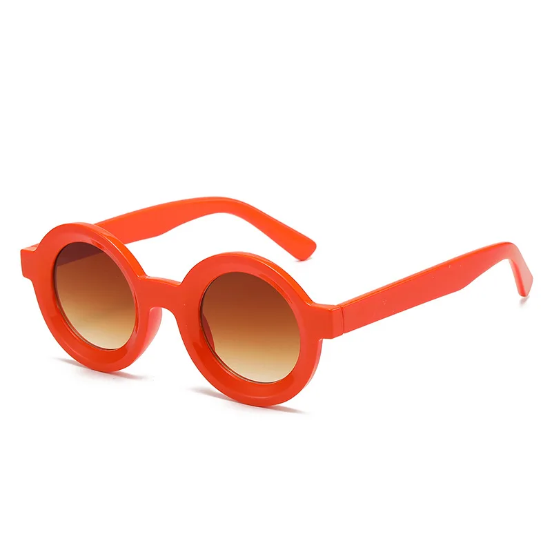 New fashion trend round sunglasses women classic retro lunette de soleil custom own logo 2023 ins seabeach shades uv400