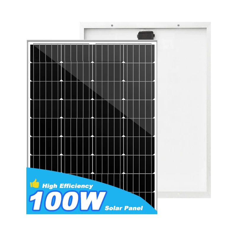 100w 120w 24V 30v Small Size Camping Solar Panels Mono Price 25 Year Warranty