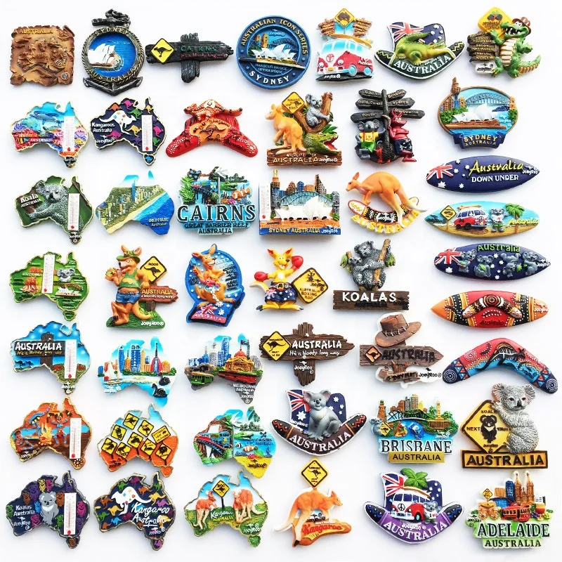 personalised logo resin sea world  stickers 3d fridge magnet tourist souvenir