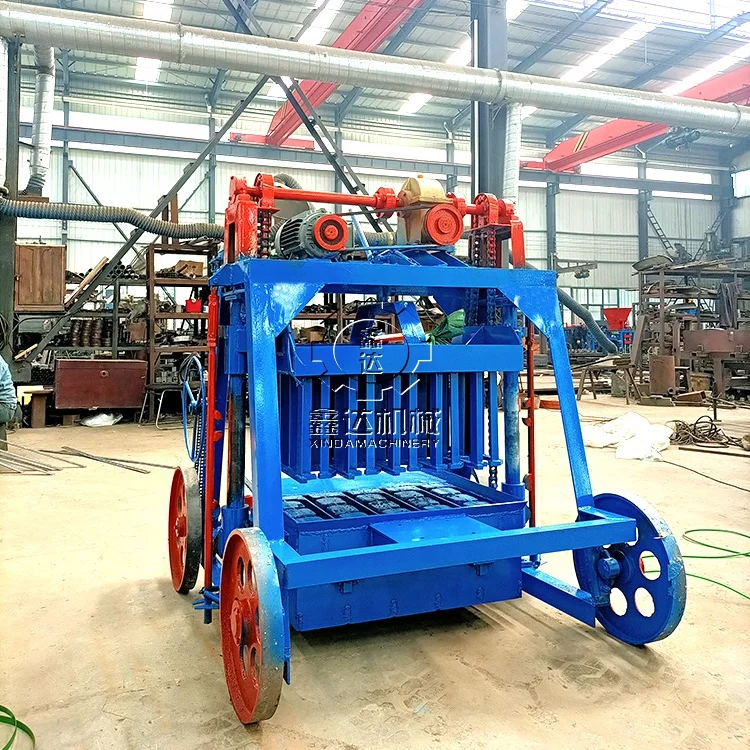 Big Mobile Cement Brick Block Making Machine Fly Ash High Output Bock Machine