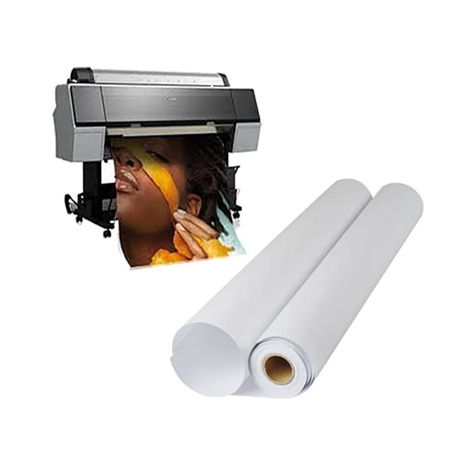 Wholesale Wide Format Waterproof White 108gsm Premium Matte Coated Inkjet Photo Paper