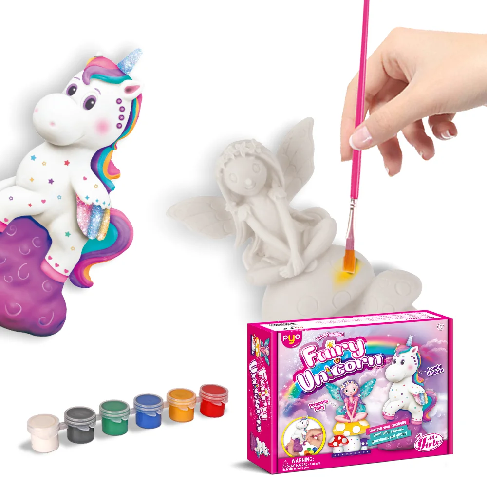 hot sell DIY Unicorn Painting kit drawing kit arts and crafts diy toys educational toys for kids