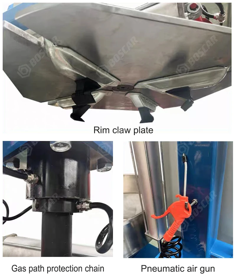 Fully automatic wheel hub polishing grinding machine for Aluminum alloy rims refurbish remove rust scratch repair