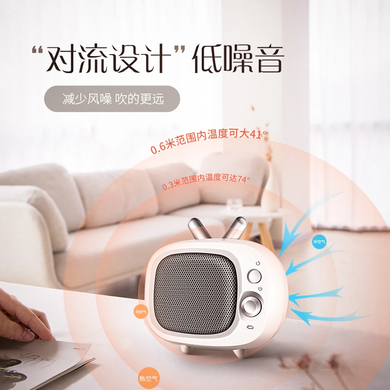 
2020 New Design PTC Quiet Small Fan heater with 800w 1000w 1200w Power 