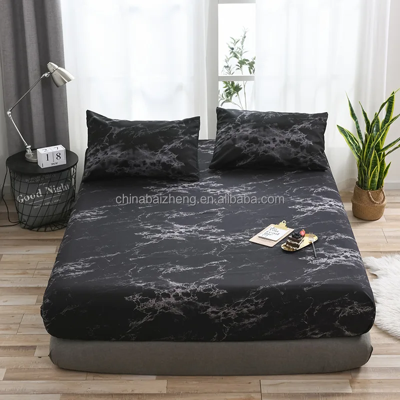 US-F/UK-D:138*190*35cm Factory manufacture various reactive dyeing full size fitted sheet sets fitted sheet king size bed