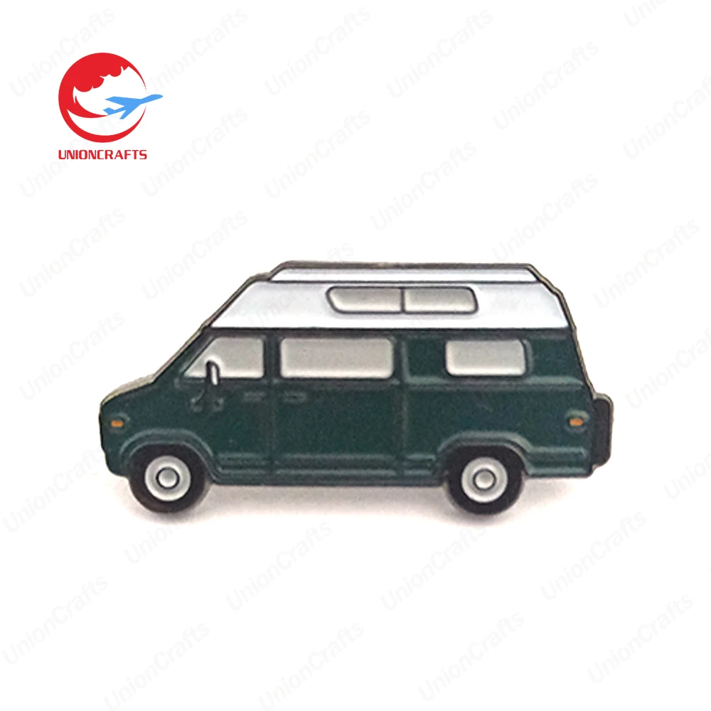 Wholesale free design custom metal soft enamel car and truck hat pins
