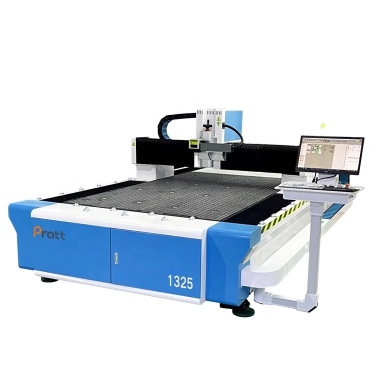 Pratt CNC 1325 большая площадь оборудование для производства стеклянных зеркал светодиодное сверление лазерная маркировка пескоструйная машина