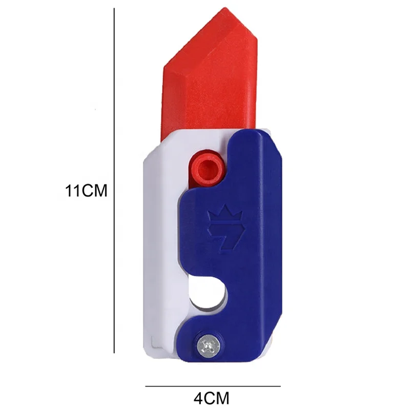 Popular 3D Printing Plastic Toy Fidget Carrot Knife