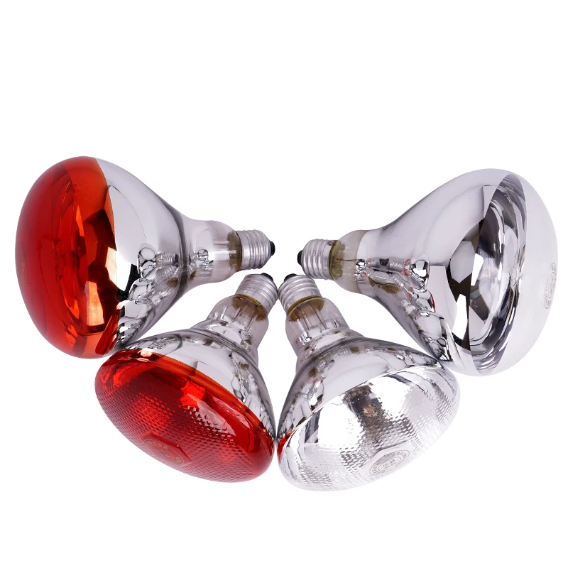 Energy Efficient Poultry Piglets Farm Infrared Thicken Heating Lamp Waterproof Livestock Breeding Pet Brooder Hatch Halogen Lamp