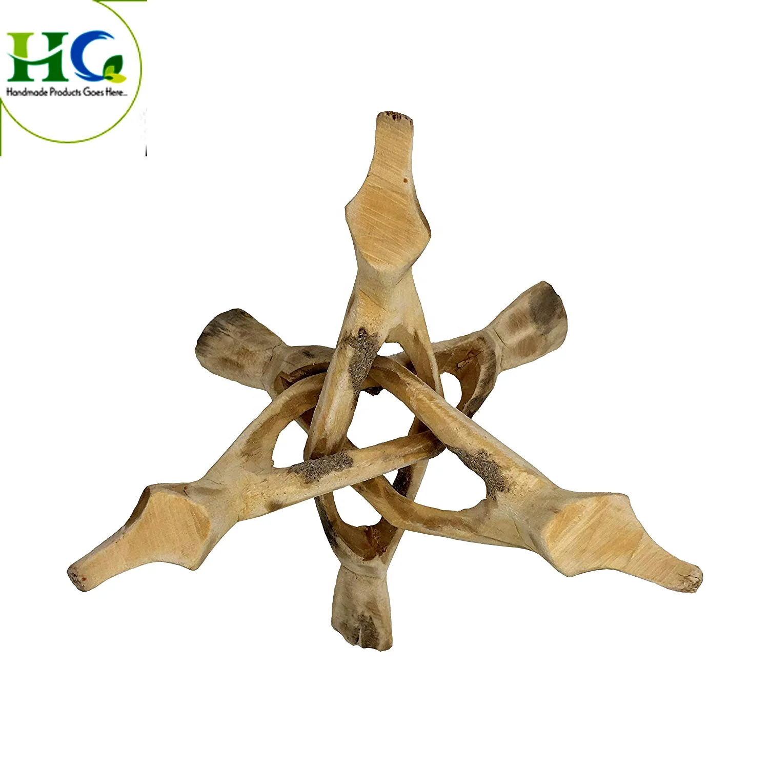 Handmade Wooden Eyeglass Holder Stand with Black Mustache Unique Spectacle Specs Display Stand