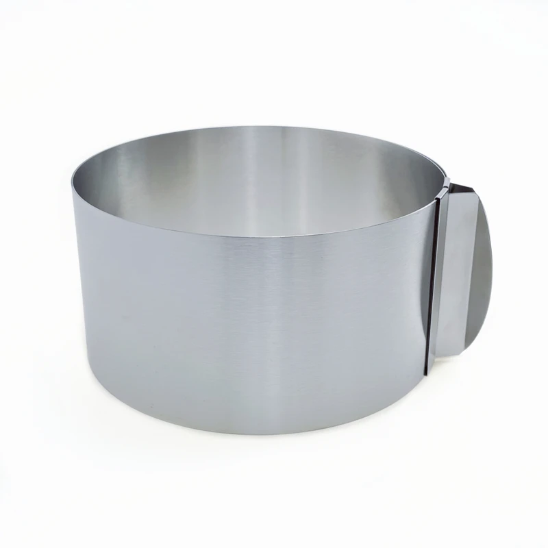 Mousse Ring 3D Round Moulds Kitchen Dessert Decorating Stainless Steel Baking Adjustable  Cake Mold Tool